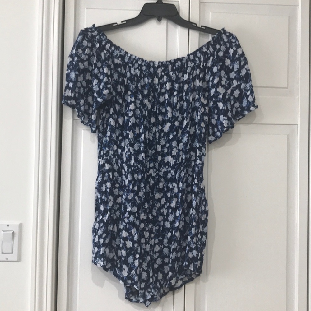 off the shoulder romper